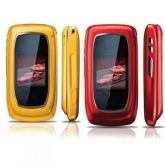 Celular Mp30 Ferrari I897 Desbloqueado 3chips Flip Tv Fm Mp3